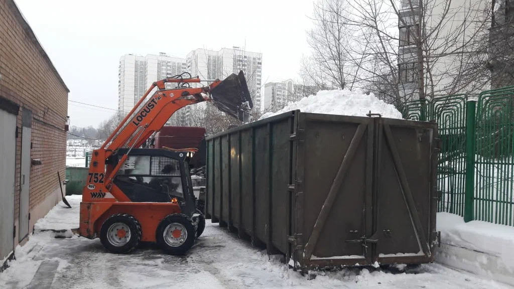 Вывоз снега контейнерами в Иваново — цена от 3306 руб., заказать контейнер для снега в ПроМусор